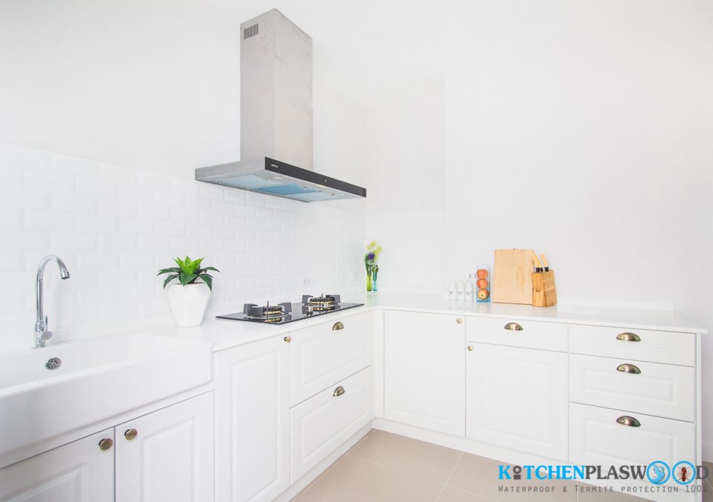Vintage White Kitchen ครัวบิ้วอินสีขาว ในสไตล์วินเทจ, ชุดครัวบิ้วอิน, ชุดครัวสไตล์วินเทจ,
