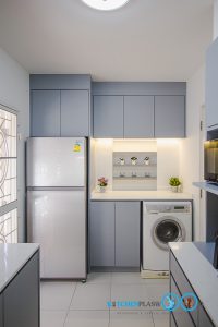 U Shape Kitchen ชุดครัวเรียบๆ, เคาน์เตอร์ Pantry,