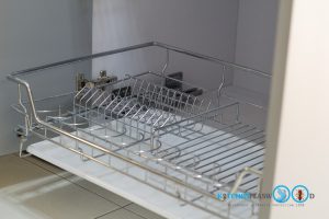 U Shape Kitchen ชุดครัวเรียบ, ชุดตะแกรงหน้าบานเปิด,