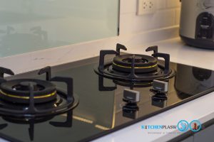 U Shape Kitchen ชุดครัวเรียบ, เตาแก๊ส,