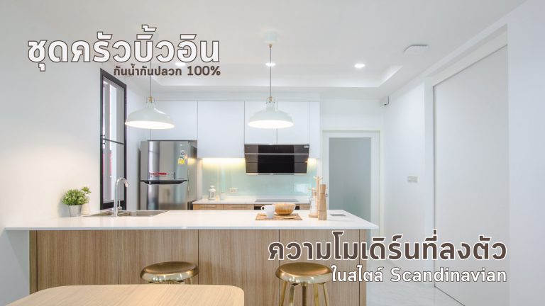 ชุดครัวบิ้วอินสไตล์โมเดิร์น Scandinavian Kitchen