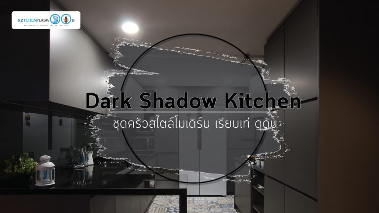 Dark Shadow Kitchen ชุดครัวบิ้วอิน ดำดุ สุดหล่อเท่