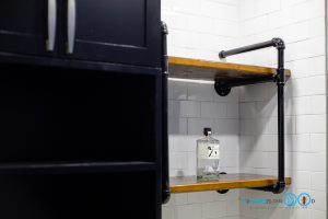 ชุดครัวบิ้วอินสุดเท่สไตล์ Industrial Loft โทนสีดำด้าน, ชุดครัวบิ้วอิน, ครัวสไตล์ลอฟท์, Loft Kitchen, Industrial Loft Kitchen, ชุดครัว I Shape, ชุดครัวสีดำด้าน, ตู้สูง, 