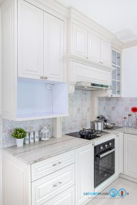 English Classic Kitchen ชุดครัวสไตล์อังกฤษ สุดคลาสสิกครีมมี่โทน, ชุดครัวบิ้วอิน, ชุดครัวสไตล์คลาสสิก, ชุดครัวสไตล์อังกฤษ, ครัวตัวแอล, ครัวโทนสีครีม, 