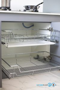 Matt Gray Kitchen, ชุดครัวโครงปูน, บิ้วอินชุดครัว, ชุดครัวตัวแอล, ชุดครัวสไตล์คลาสสิก, ครัวสีเทาด้าน, ชุดตะแกรงจัดเก็บ, อุปกรณ์ฟิตติ้ง,