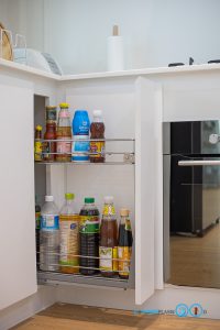Modern Minimal Kitchen ชุดครัวคลีนๆสไตล์มินิมอล, Minimal Kitchen, U-Shape Kitchen, ชุดครัวน่ารักๆ, ชุดครัวมินิมอล, Modern Kitchen, ชุดครัวโทนขาว, หน้าท็อปไม้โอ๊ก,
