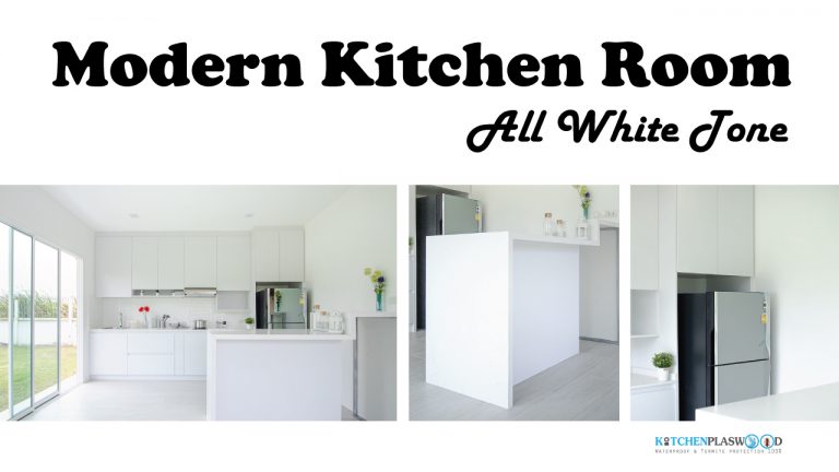 All White Tone Kitchen Room ห้องครัวโมเดิร์น สุดคลีน