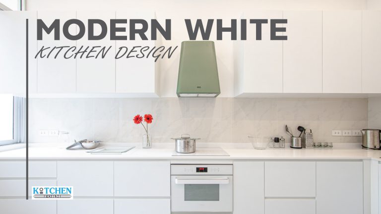 Modern White Kitchen ชุดครัวโทนขาวล้วนสไตล์โมเดิร์น