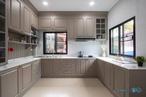 Classic U-Shape Kitchen ชุดครัวดีไซน์หรูสไตล์คลาสสิค, ชุดครัว, ครัวบิ้วอิน, ครัวตัวยู, เฟอร์นิเจอร์บิ้วอิน, ตกแต่งภายใน, ชุดครัวกันน้ำกันปลวก100%, Kitchen,Kitchenform, Classic Kitchen, Kitchen U-Shape, Kitchendesign,