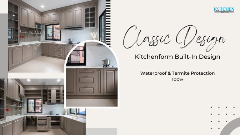 Classic U-Shape Kitchen ชุดครัวดีไซน์หรูสไตล์คลาสสิค