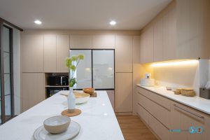 ชุดครัวลายไม้โอ๊ก สไตล์ Modern Minimal เรียบง่าย สบายตา, ชุดครัว, ครัวบิ้วอิน, เฟอร์นิเจอร์บิ้วอิน, ตกแต่งภายใน, ชุดครัวสไตล์มินิมอล, ชุดครัวสไตล์โมเดิร์น, Kitchen, Modern Kitchen, Minimal, Kitchenform,