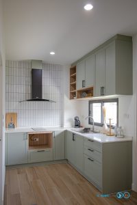 Minimal Mini Kitchen ครัวสุดมินิมอล ในโทนสีพาสเทล, ชุดครัว, ครัวบิ้วอิน, เฟอร์นิเจอร์บิ้วอิน, มินิมอล, Kitchen, Minimal, ชุดครัวชุดเล็ก, ครัวสีพาสเทล,